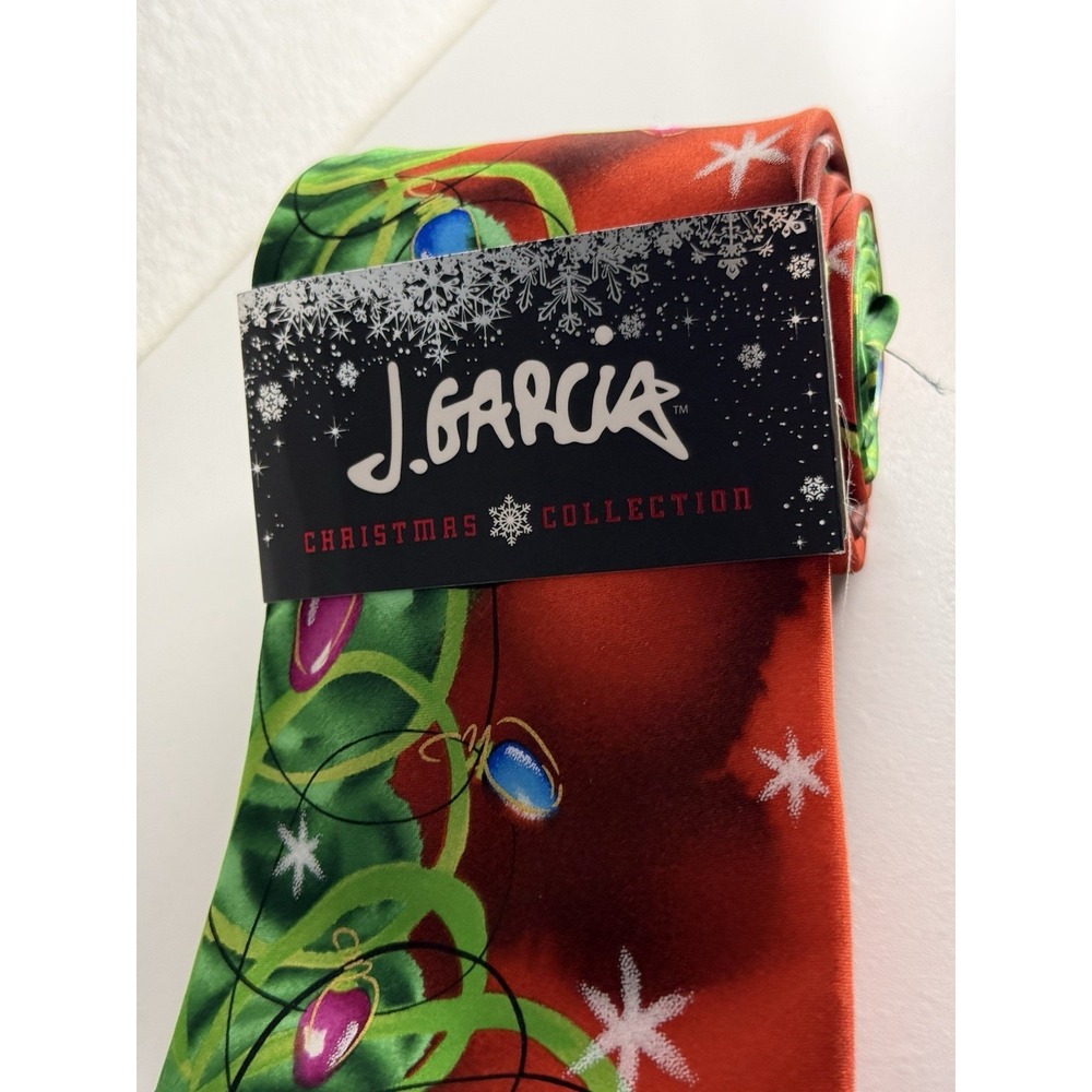 J. Garcia Tie Silk Holiday Collection 60 Banyan Trees II NWT Necktie